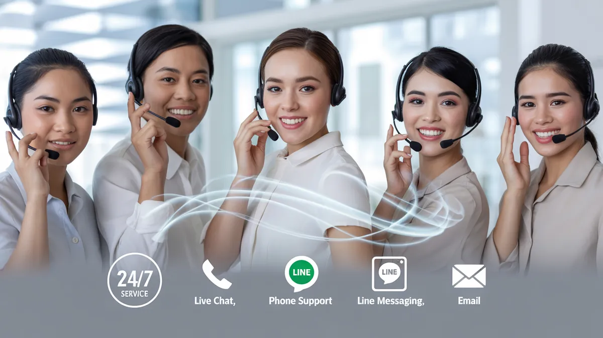 ทีมงานบริการลูกค้าของ jumboslot พร้อมให้บริการตลอด 24 ชั่วโมงผ่านช่องทางต่างๆ