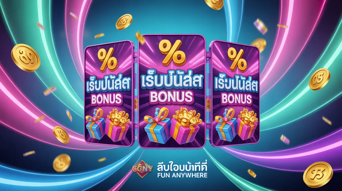 โปรโมชั่นและโบนัสสุดคุ้มจาก จัมโบ้สล็อต สำหรับสมาชิกใหม่และสมาชิกปัจจุบัน